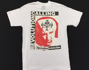 1988　ビリーブラッグ「ワーカーズプレイタイム」ゴー!ディスクツアーTシャツL il_1080xN.5955185014_2sbm.jpg