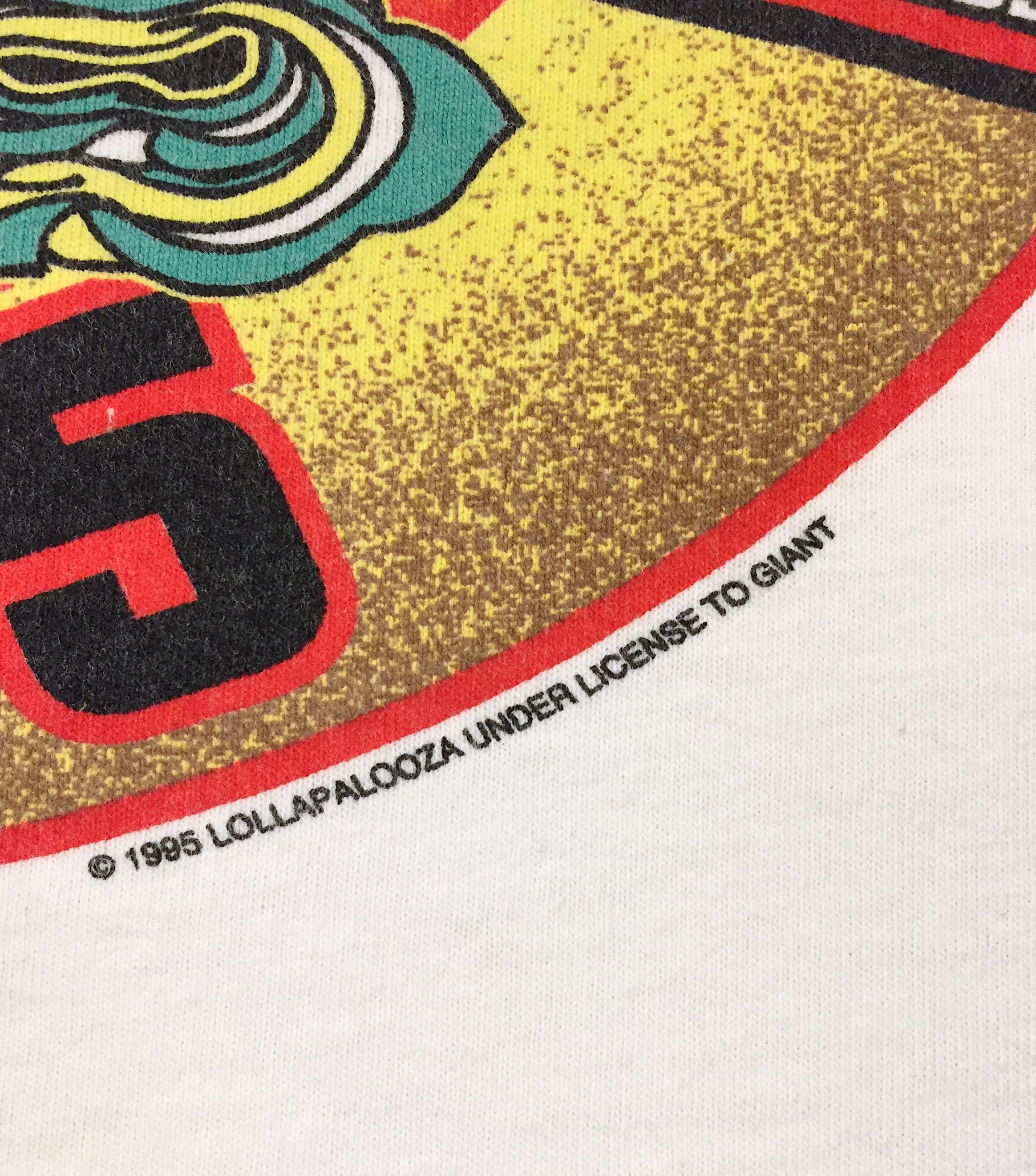 Vintage 90s LOLLAPALOOZA Sonic Youth 1995 Tour Concert T Vintage 90s LOLLAPALOOZA Sonic Youth 1995 Tour Concert T