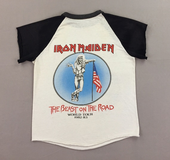 Vintage 80s IRON MAIDEN Number of the Beast 1982 Beast on the Road