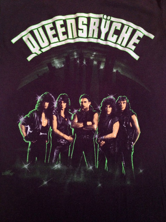 Vintage 80s QUEENSRYCHE Warning concert 1985 tour… - image 2