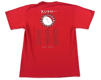 Vintage 00s RUSH Vapor Trails 2002 Tour Concert T Shirt - W Tour