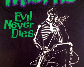 MISFITSミスフィッツポスター90年代デッドストックハードコアパンクロック ヴィンテージ 80 年代 MISFITS Evil Never Dies T シャツ Legacy