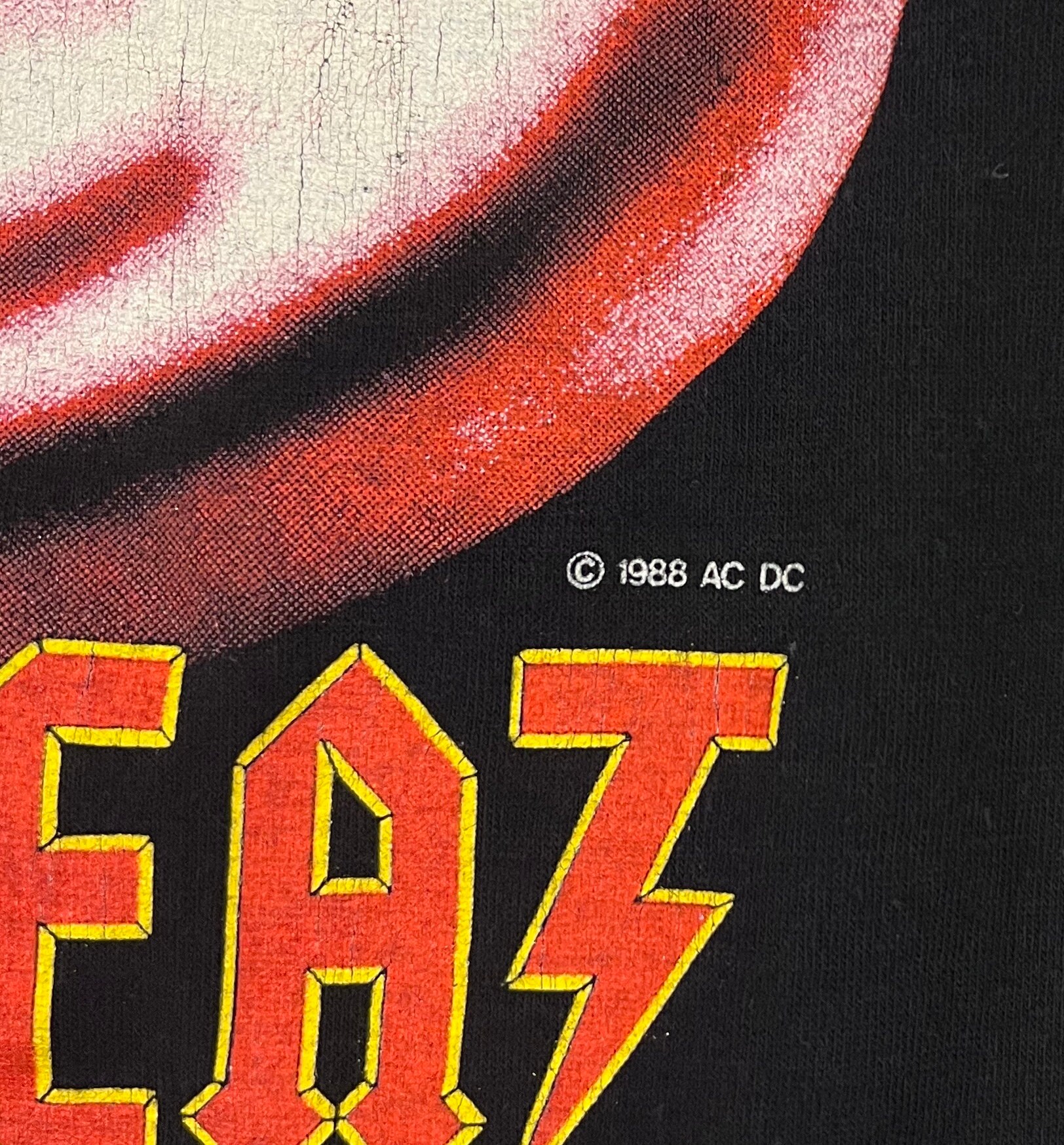 Vintage 80s AC/DC Blow up Your Video Heatseeker Heat Seeker 1988 Tour ...