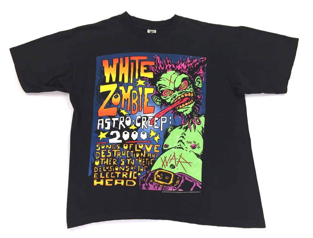 White Zombie ホワイトゾンビ Tシャツ astro-creep Vintage 90s WHITE ZOMBIE Astro Creep 1995 Tour Concert Shirt