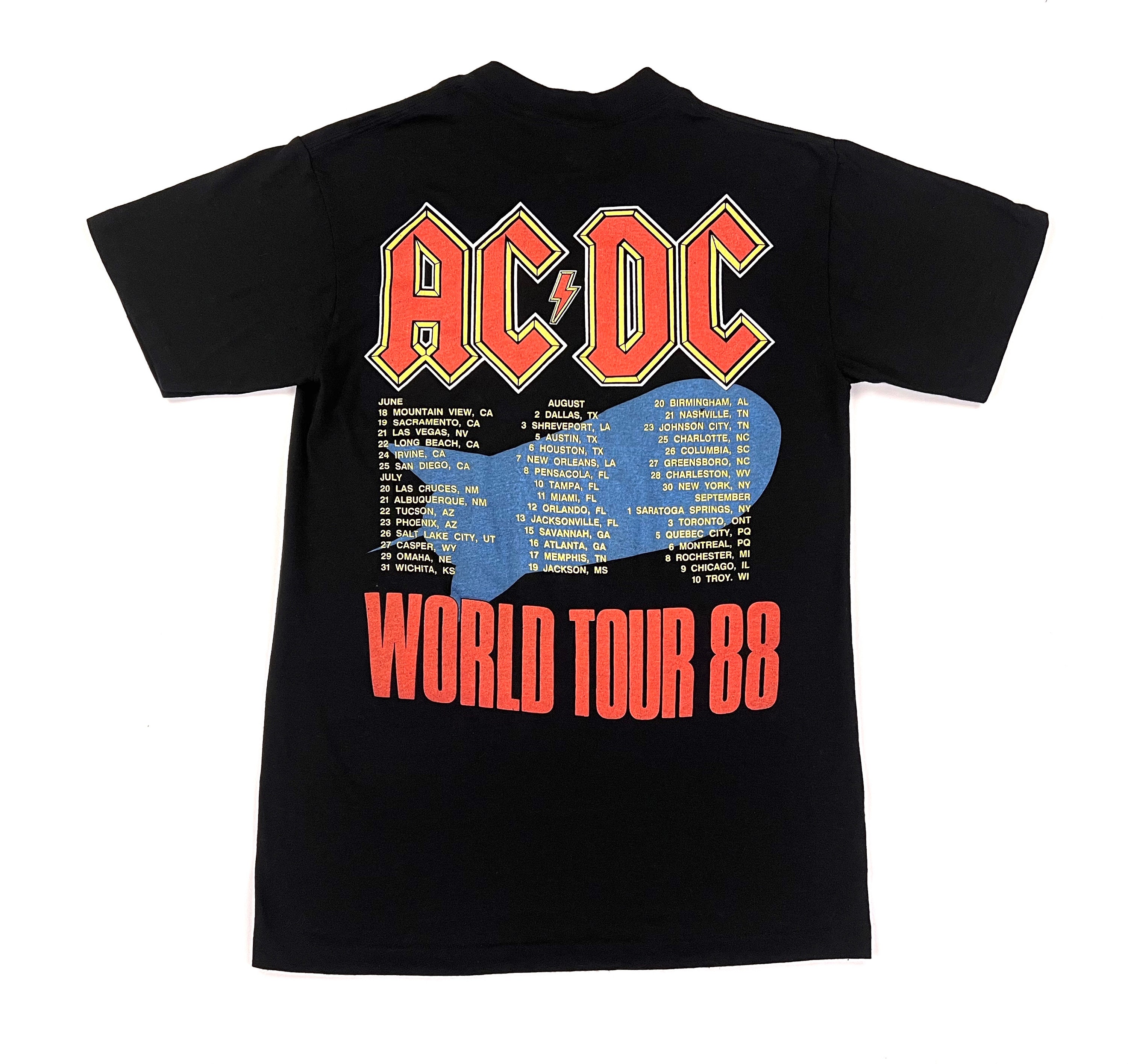 Vintage 80s AC/DC Blow up Your Video Heatseeker Heat Seeker 1988 Tour ...