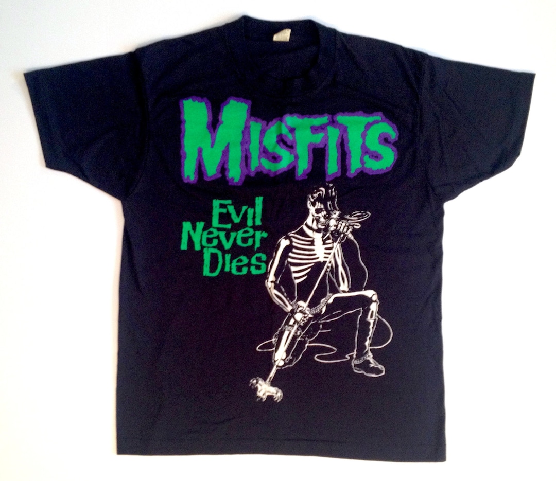『希少』Misfits vintage 蓄光ロンT Msize 希少』Misfits vintage 蓄光ロンT Msize
