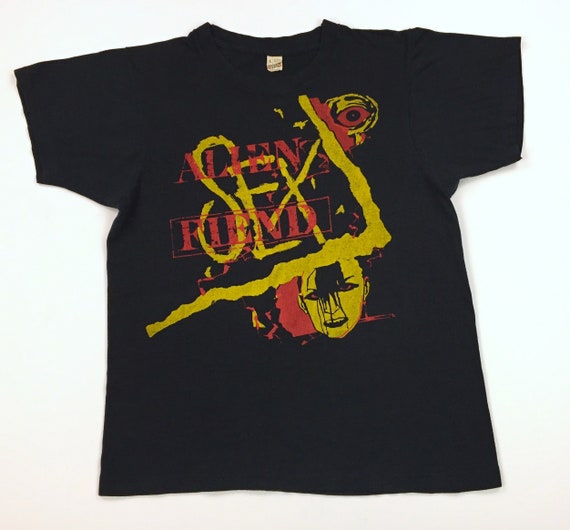 Vintage 80s ALIEN SEX FIEND band concert shirt - image 1