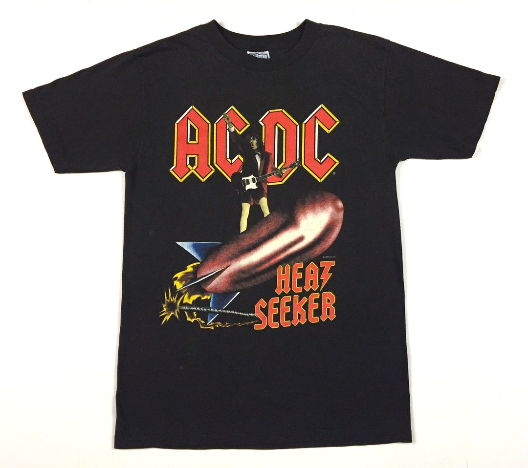 Vintage 80s AC/DC Blow up Your Video 1988 Heat Seeker Heatseeker ...