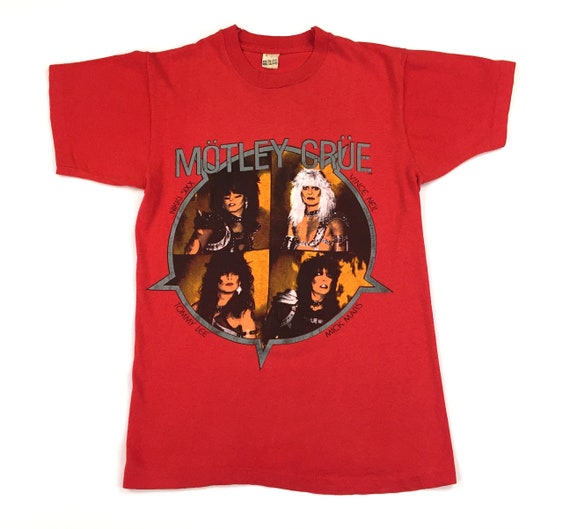 Vintage 80s MOTLEY CRUE Shout at the Devil 1983 Tour Concert T - Etsy