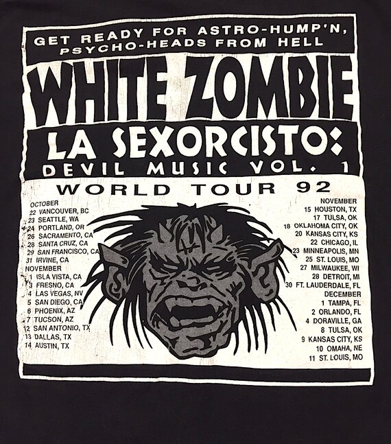Vintage 90s WHITE ZOMBIE La Sexorcisto Devil Music Vol. 1 1993 - Etsy