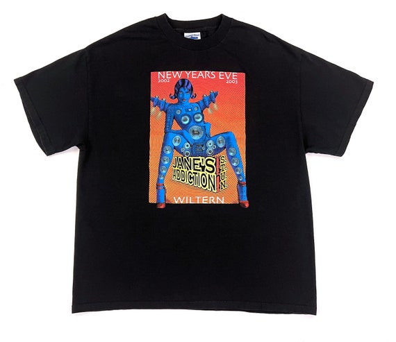 Vintage 00s JANE'S ADDICTION New Year's Eve 2002 2003 concert t shirt