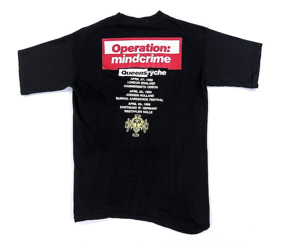 Vintage 90s QUEENSRYCHE Operation Mindcrime Dr. X 1989 Tour