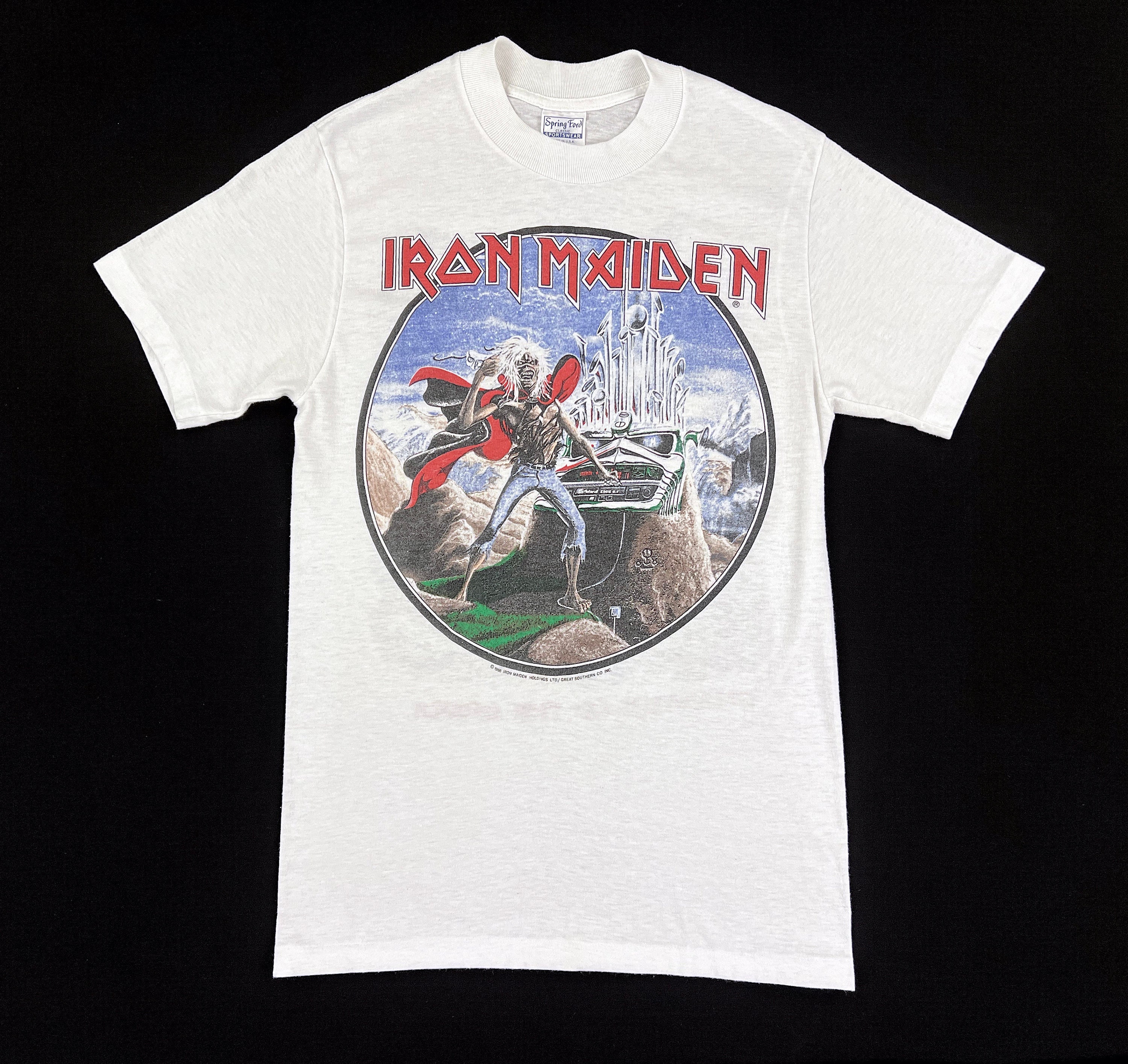 Vintage 80s IRON MAIDEN Phantom of the Opera 1986 Somewhere in
