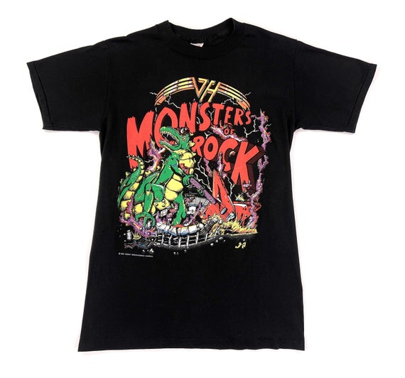 Vintage 80s VAN HALEN Monsters of Rock 1988 Tour Concert T