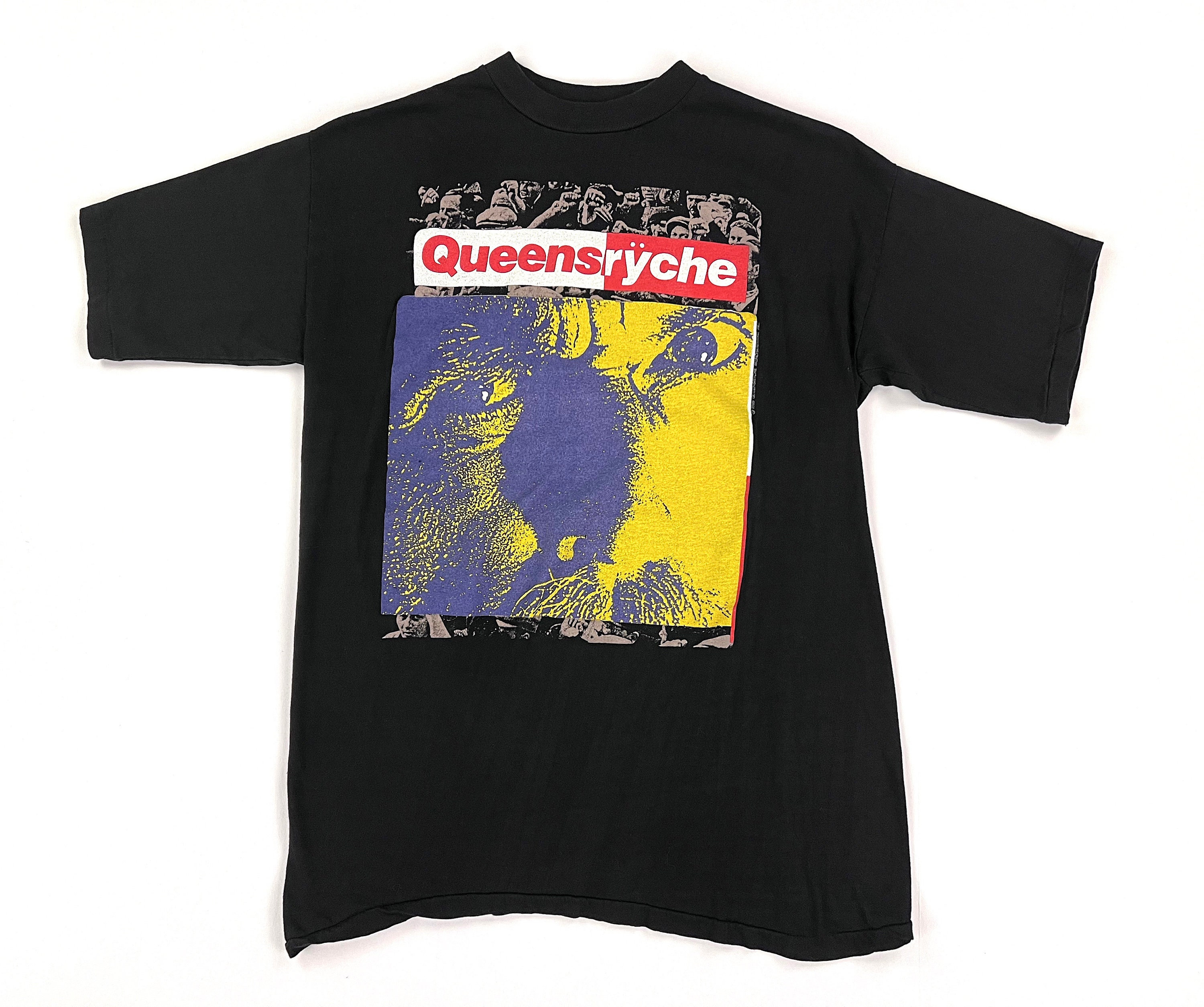 Queensrÿche Operation: mindcrime Tシャツ Vintage Queensrÿche Operation-Mindcrime Concert T Shirt Black