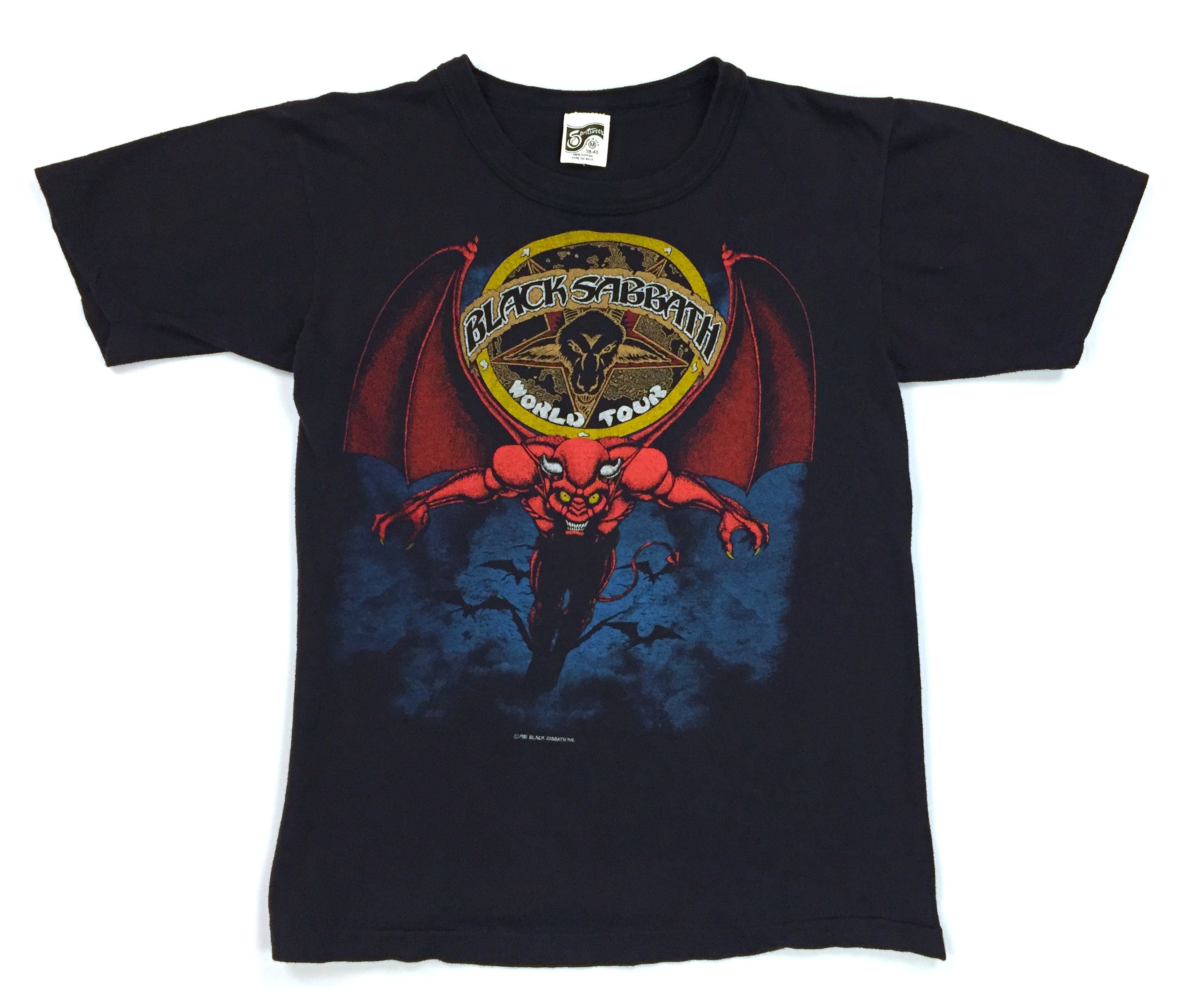 Vintage 80s BLACK SABBATH Mob Rules 1981 Concert Tour T Shirt - Etsy