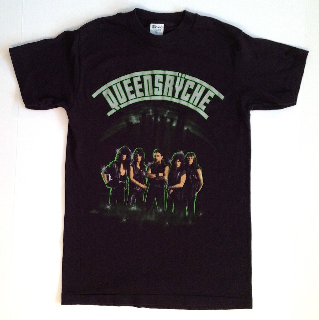 Vintage 80s QUEENSRYCHE Warning Concert 1985 Tour T Shirt - Etsy