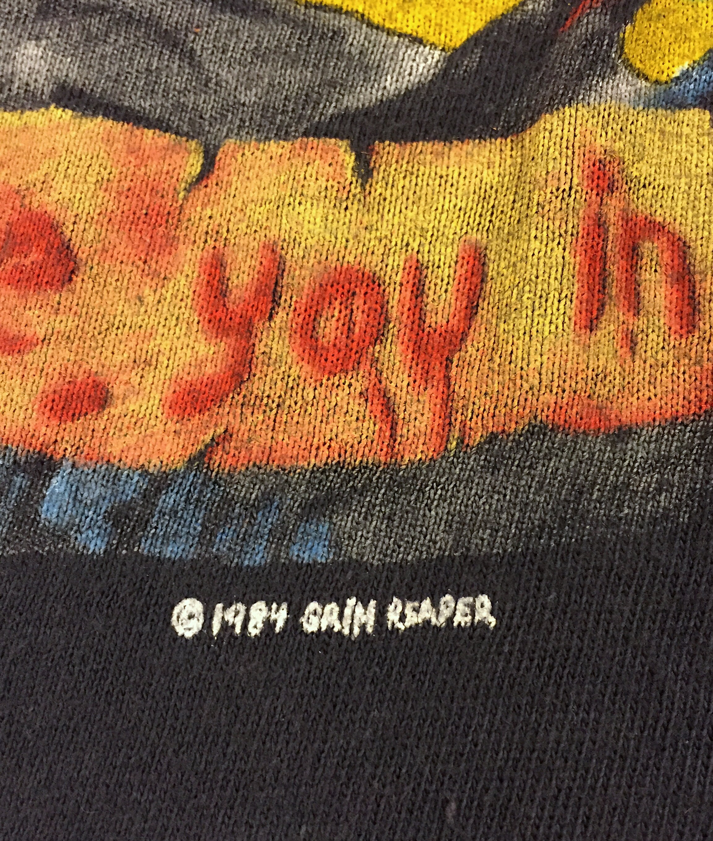 Vintage 80s GRIM REAPER See You in Hell 1984 Tour Concert Band T