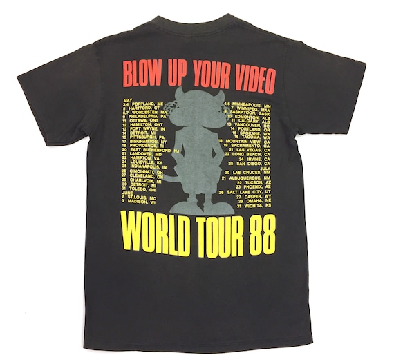 [AVANDRESS] ★24SS★1988 Ripply T-shirt - 4COL AC/DC T-Shirt Sz 3XL “Blow Up Your Video Tour 1988” | eBay