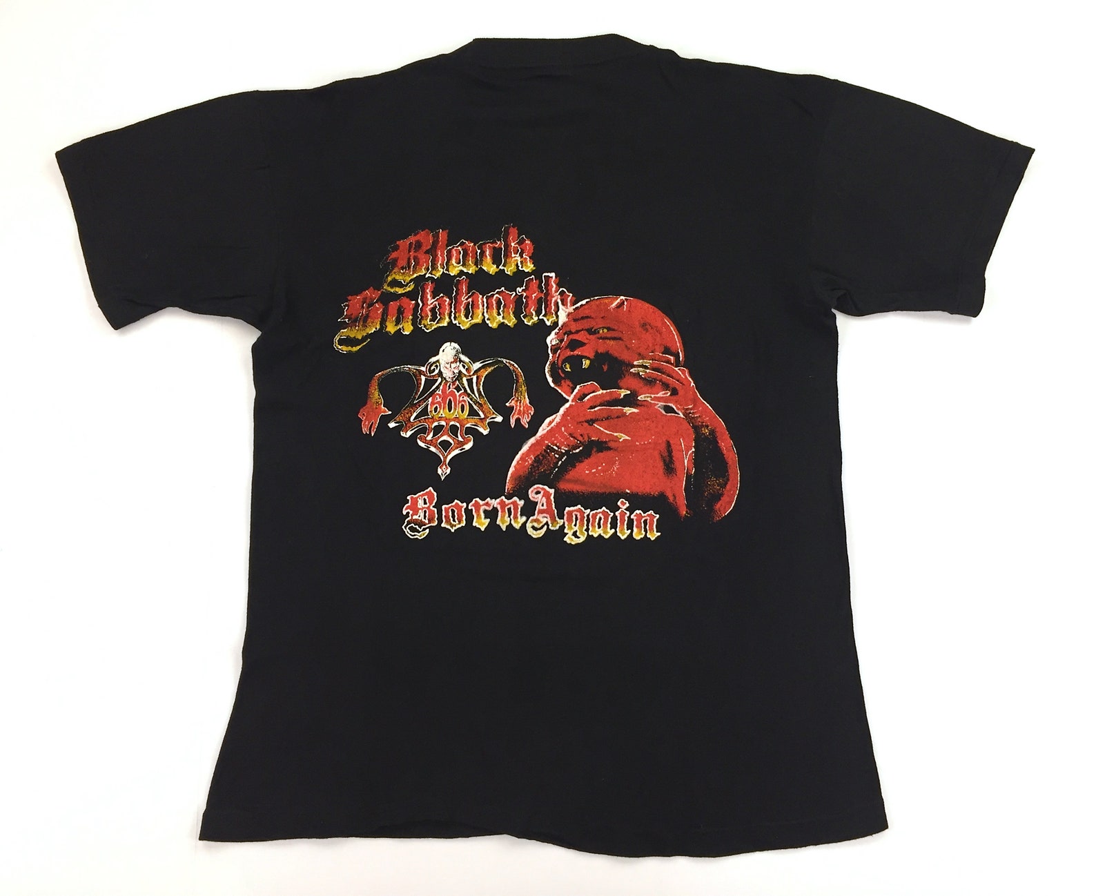 Vintage 80s BLACK SABBATH Born Again 1984 Tour Concert T Shirt - Etsy