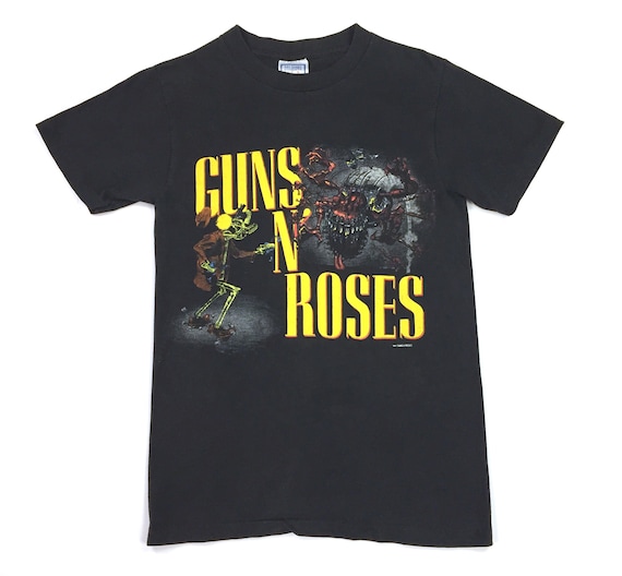 Guns N Roses T Shirt Appetite for destruction officiel Homme Finition Vintage 