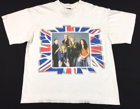 def leppard vintage t shirt