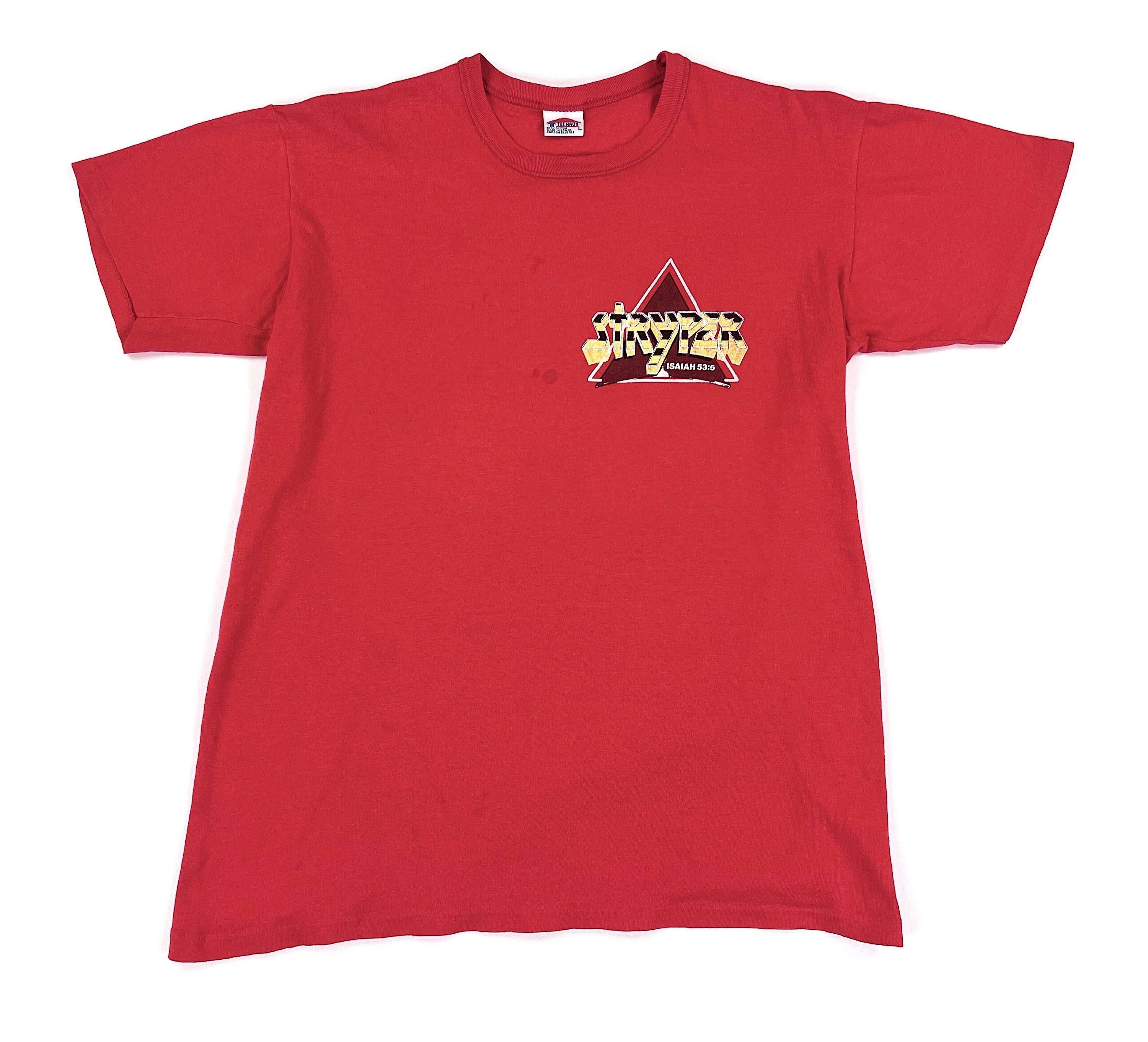 Vintage 80s STRYPER to Hell With the Devil 1987 Tour Concert T