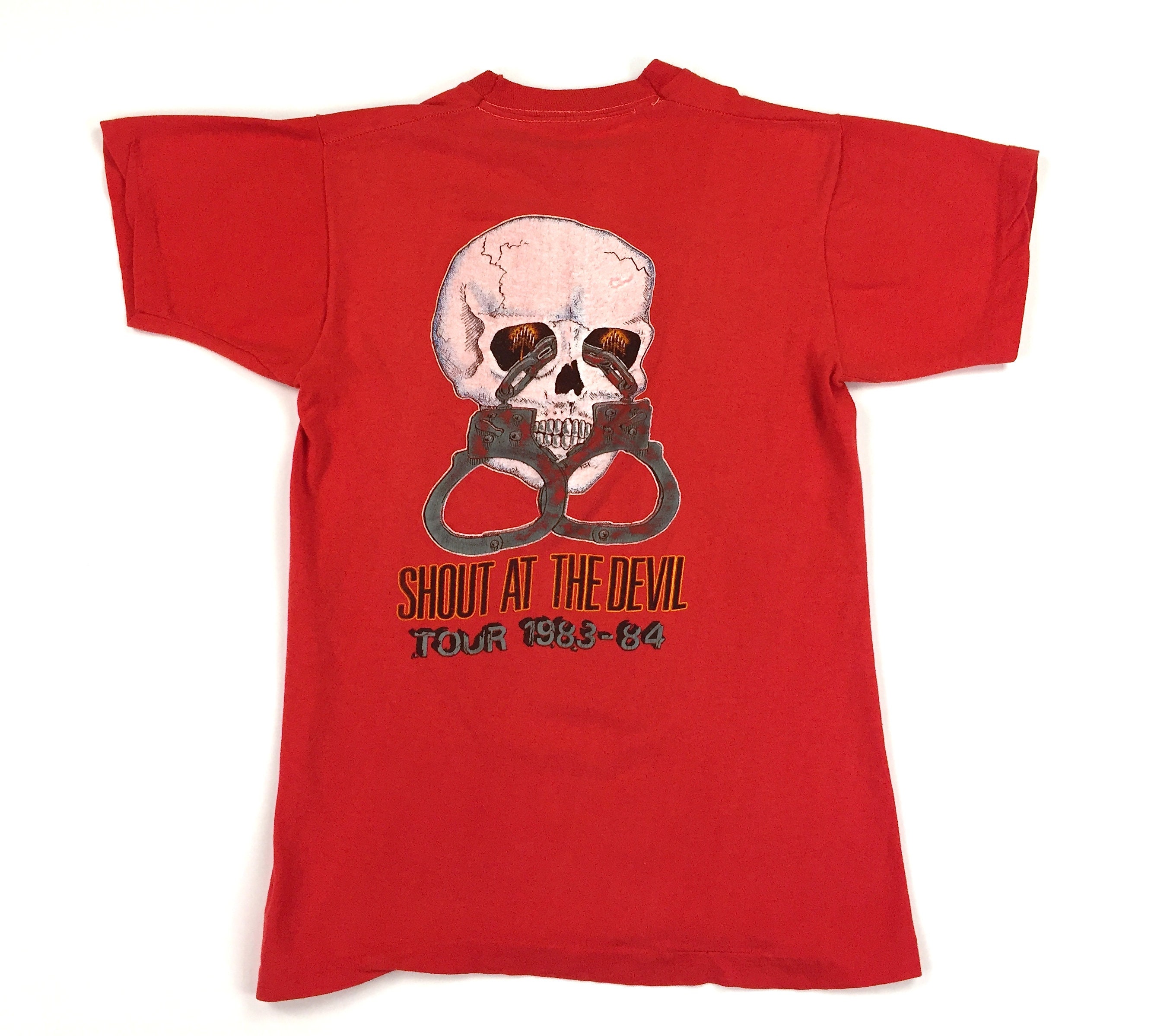 Amazon.com: Motley Crue T Shirt - Shout at The Devil 1983