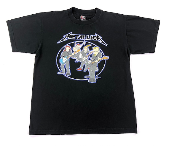 Vintage 00s METALLICA Summer Sanitarium 2000 Tour Concert T Shirt 