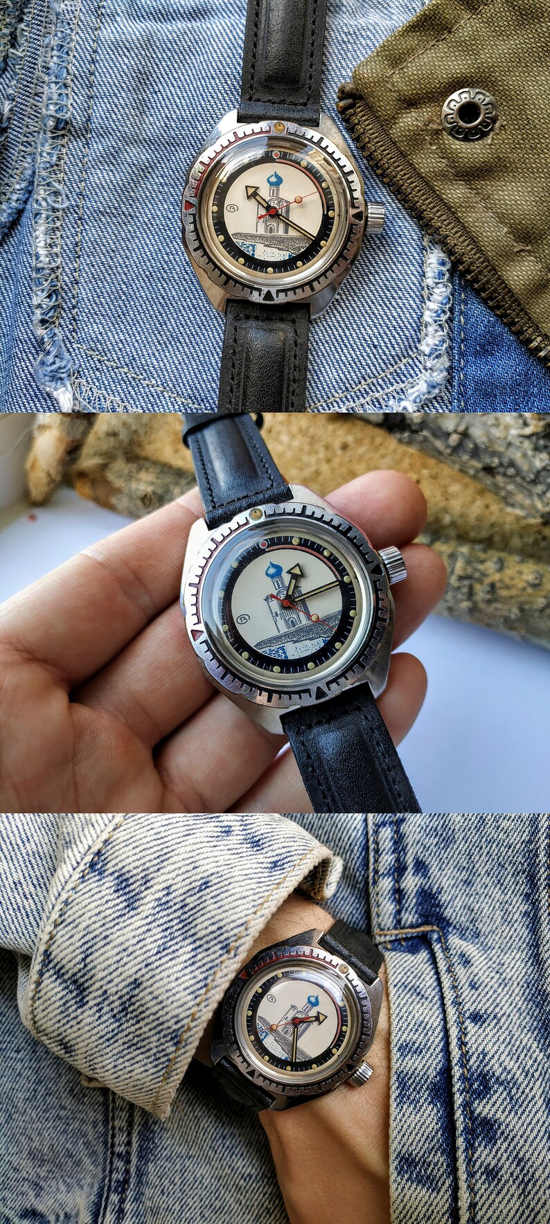 Vostok amphibia / Vostok KOMANDIRSKIE / Mechanical watch / Etsy