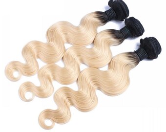 Items Similar To Hair Bundles Ombre Hair Extensions Colored Hair