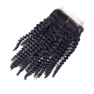 Indian Kinky Curly Lace Closure