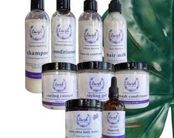 Caja para el cuidado del cabello "Hidrátame" de Curly Crown
