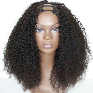 Indian Kinky Curly U-Part Wig