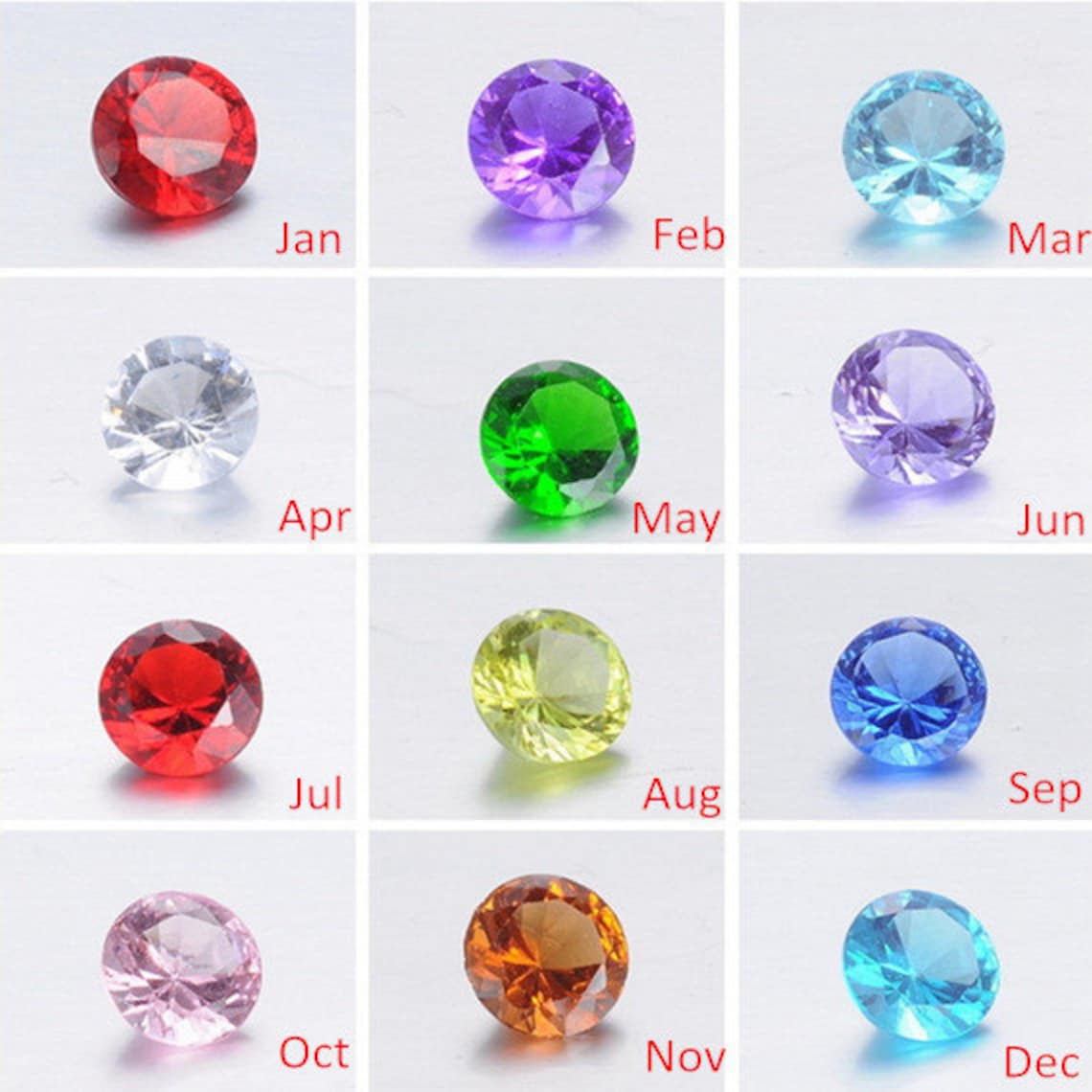 120Pcs 10Pcs Of Each 12 Colors 5mm Birthstones Floating Etsy 120Pcs 10Pcs Of Each 12 Colors 5mm Birthstones Floating Etsy