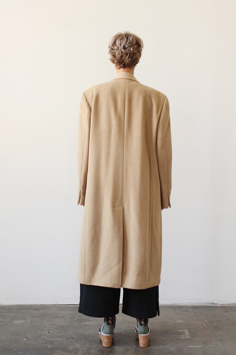 90's RALPH LAUREN coat / camel hair coat / long topcoat ...