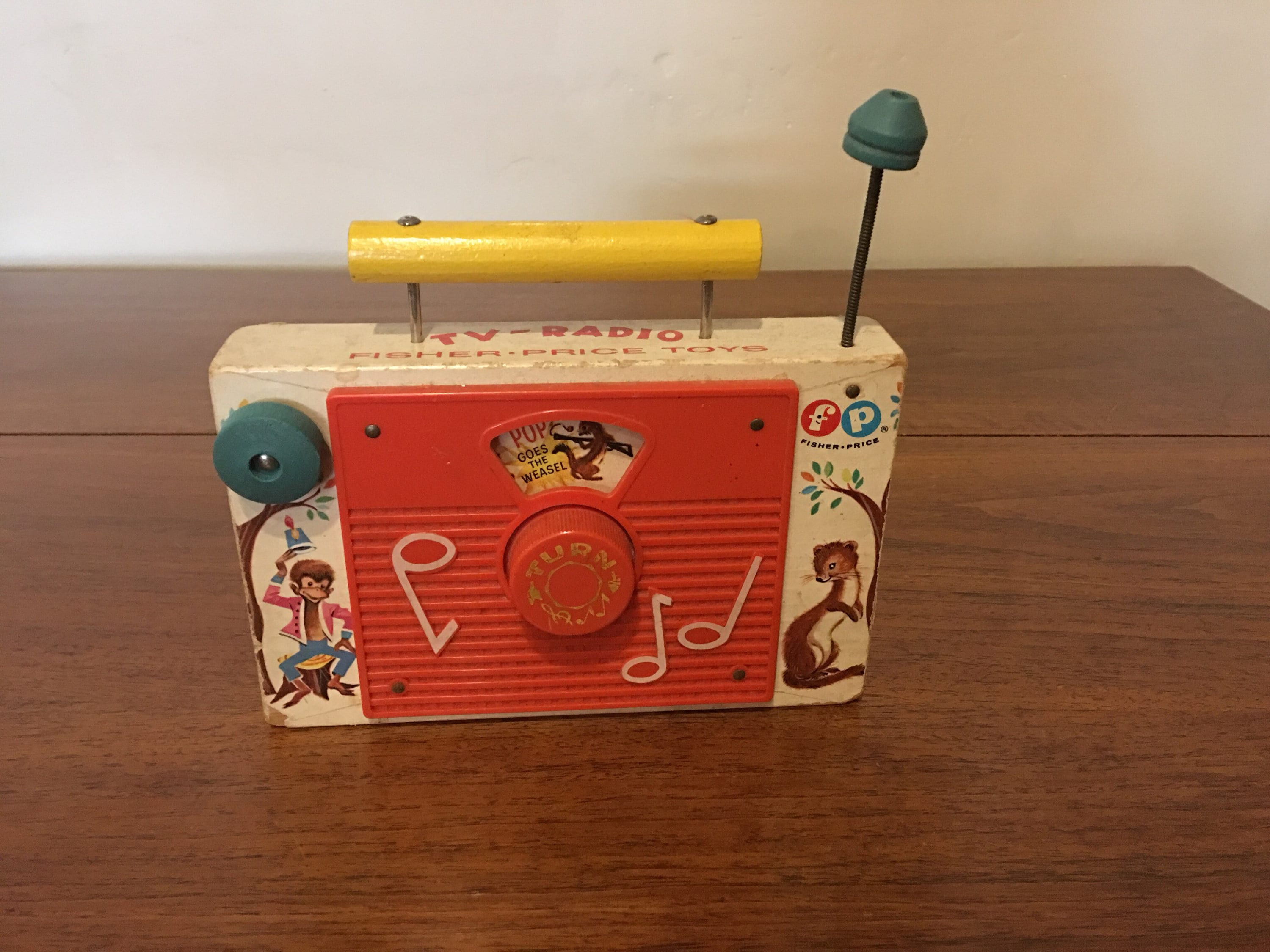 fisher price wind up tv