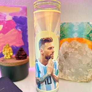 Messi Prayer Candle