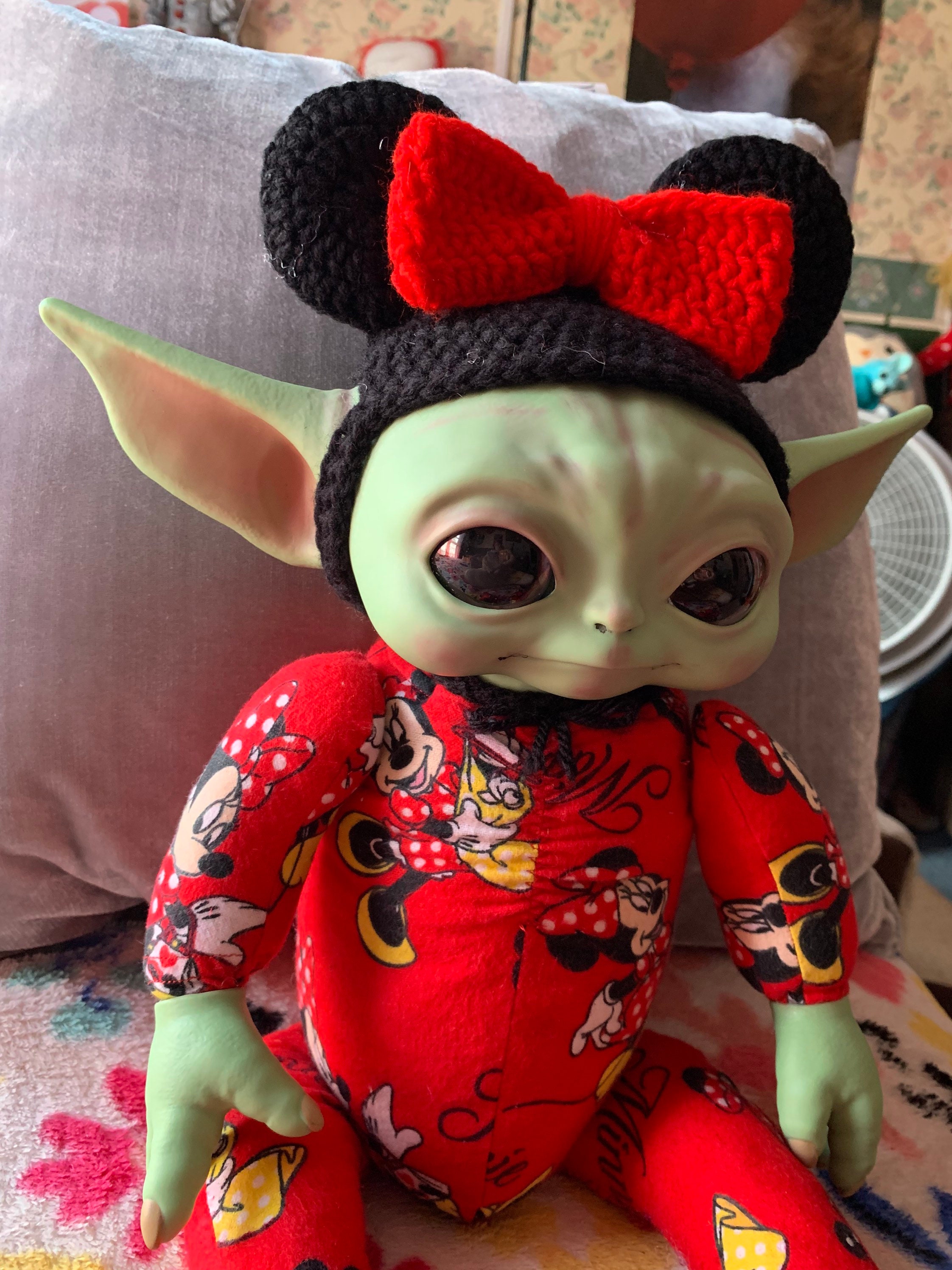 SALE 16 inch Baby Yoda inspired doll Etsy