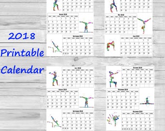 12 month calendar etsy