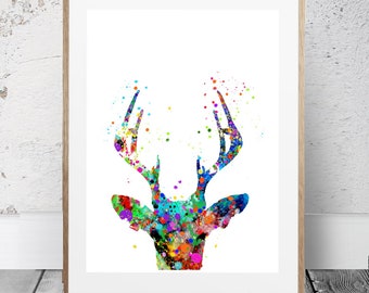 Dignovel Studios 13X19 Deer Stag Antler Watercolor illustration Art Print Wall Art Poster Nursery Art Decor Print Wall Hanging Kids Art Wedding Birthday Gift N190 Dignovel Studios 13X19 Deer Stag Antler Watercolor illustration Art Print Wall Art Poster Nursery Art Decor Print Wall Hanging Kids Art Wedding Birthday Gift N190