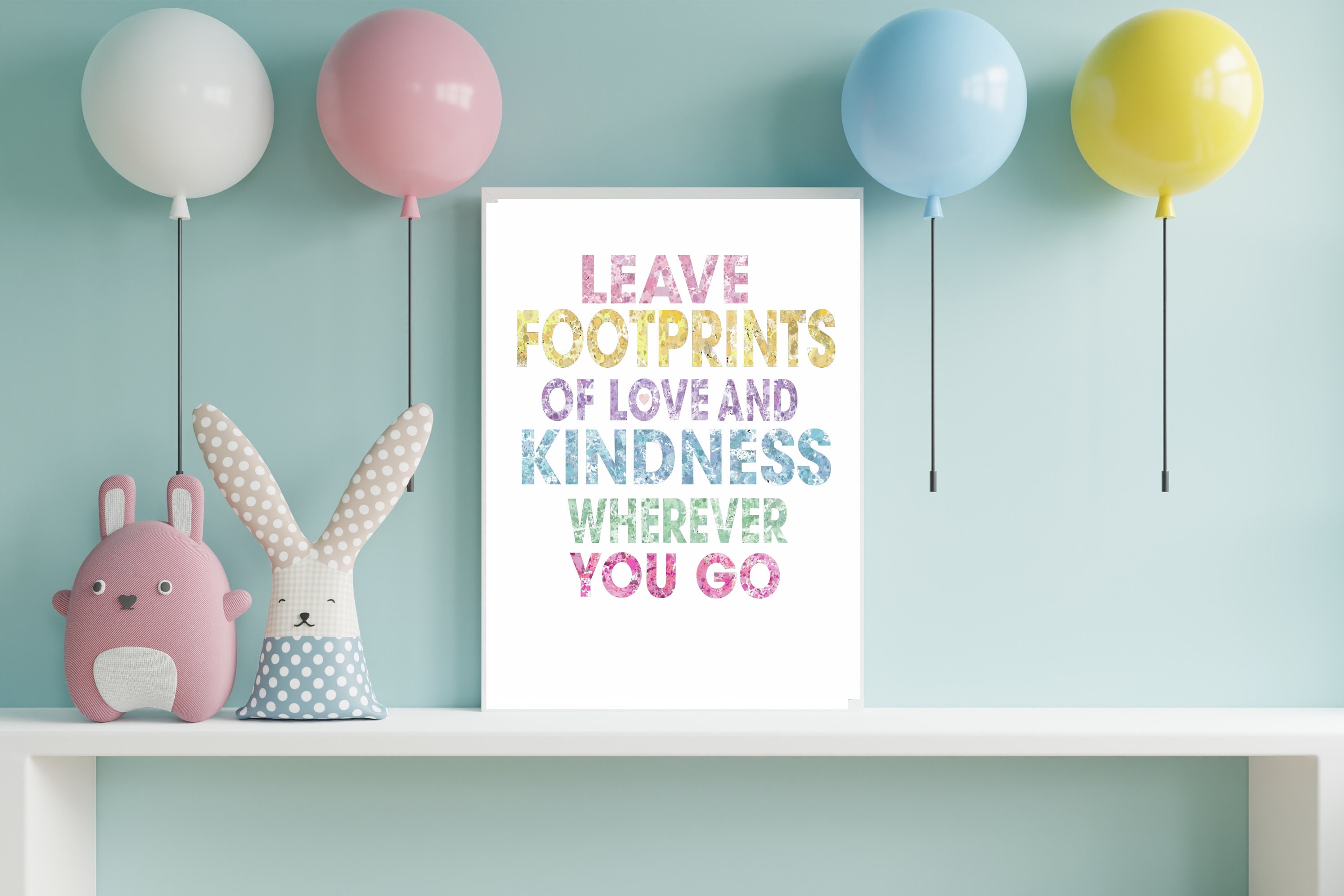 Leave Footprints Of Kindness Wherever You Go www.etsy.com