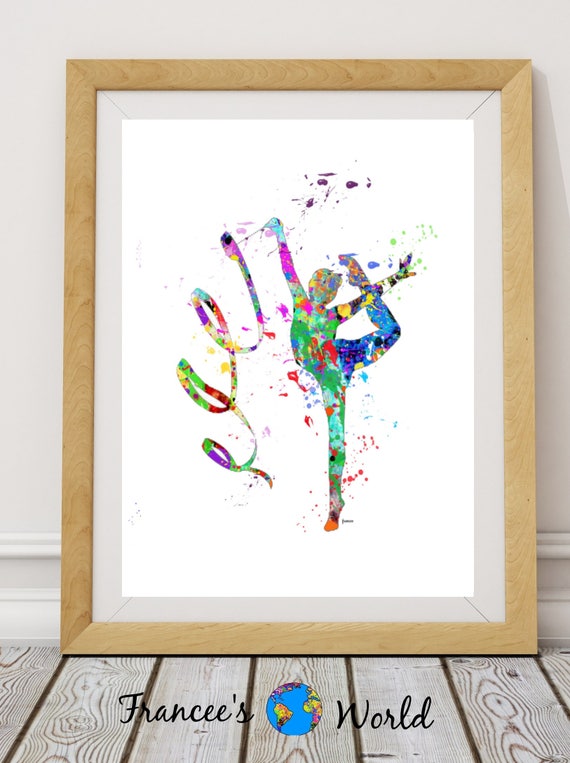 Gymnastics Gift, Gymnastic Picture-Art Poster, INSTANT DOWNLOAD, Gymnastic Poster, Gymnastic Art, Gymnastic Sport Print,Gymnastic Girl sport Il_570xn