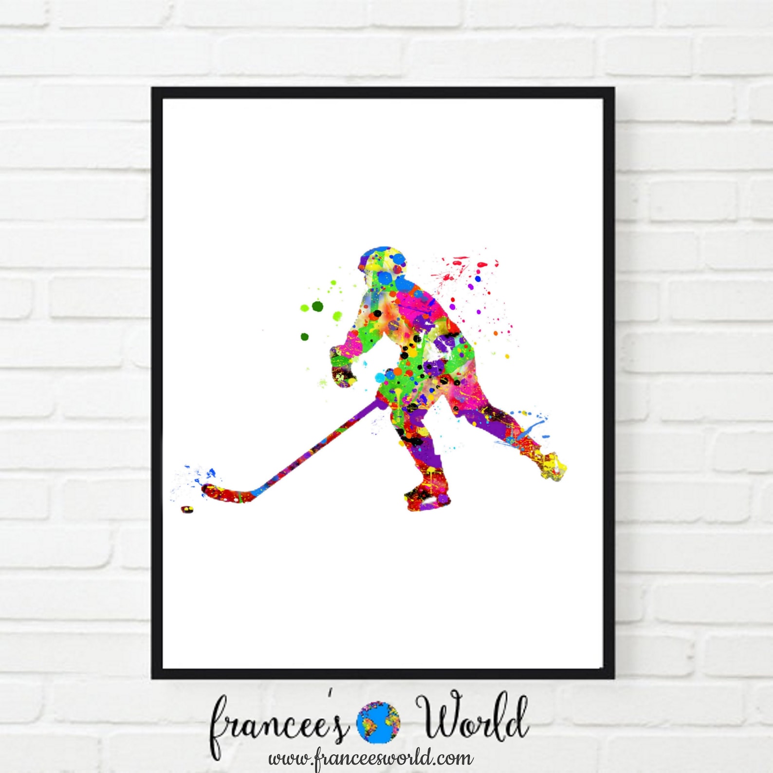 Ice Hockey Gifts Ice Hockey Printable Boy Ice Hockey Artice | Etsy