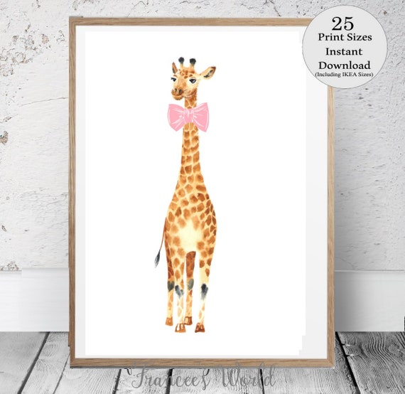 giraffe nursery decor