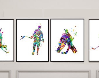 Ice Hockey Gifts, Ice Hockey Printable, boy Ice Hockey Art,ice hockey decor, Boys Room Decor,ice hockey party, hockey stick, ice hockey