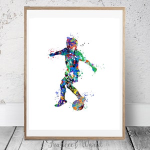 Soccer Gift for boy, Soccer Print, Boy, Boy Soccer Soccer Art, Boy Soccer Dorm decor, Boy Soccer Room, Sport Print, Soccer Decor,Boy Soccer