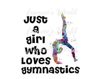 Niña gimnasta PNG, diseño colorido de gimnasia (descarga digital)