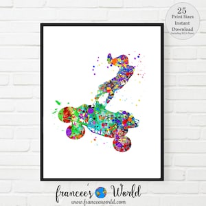 4 Wheel ATV Quad Print, Off Road vehicle,  PRINTABLE, Atv Poster, Boy Atv Quad, , 4 wheeler, poster, Off Road racing, Atv race, Quad Art