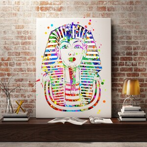 King Tut Print King Tut Printable Egyptian Print King - Etsy